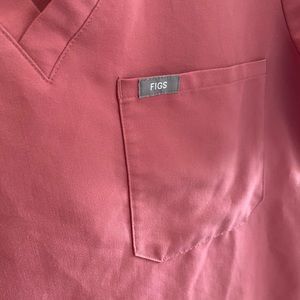Figs- Rose Quartz BCA- catarina 1 pocket scrub top